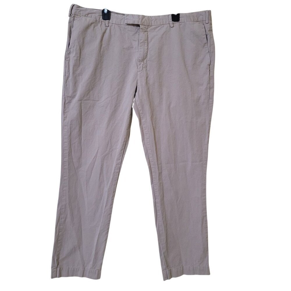 Polo By Ralph Lauren Mens Beige Straight Fit Chinos Pants SZ 42/32 Cotton Blend